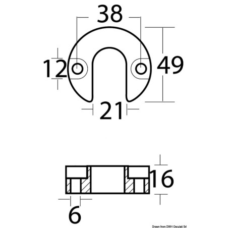 
Anode pied Mercruiser 
