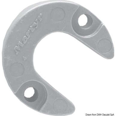 Anode pied aluminium Mercruiser/Alpha | EAN 8033137138652 Ref 43.424.22