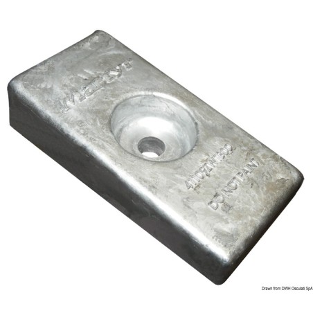 
Plaquette magnésium 75/225 HP 36 x 71 mm 
