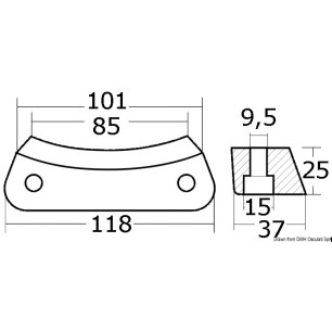 
Anode VOLVO Duo Prop. 
