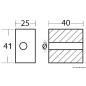 
Anode pied zinc 50/200 HP Ø 8 
