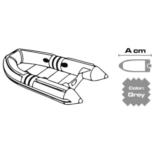 
Bâche p. bateaux gris 240/320 cm 300D 
