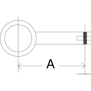 
Support  fourche AISI316 30 mm 
