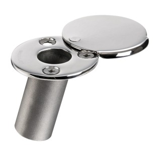 
Rondelle fixation en acier avec capot rotatif  
