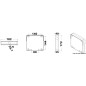 
Tablette support moteur pour balcon 
