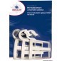 
Kit porte-verres 3p. en plastique Ø 25-30 mm 
