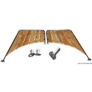 
Passerelle p. poupe ronde 530 mm 
