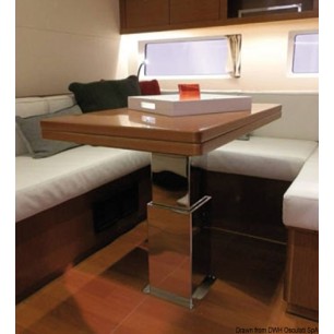 
Pied table électrique SQUARE 2/3 stades 12V 12mm/s 
