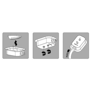 
Système universel lavage pour moteurs inbord 
