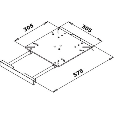 Kit extension 1 côté | EAN 8033137019388 Ref 48.724.01