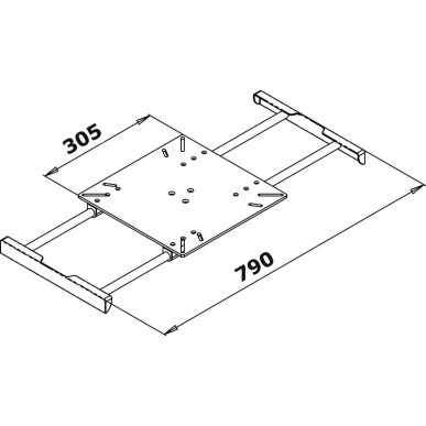 Kit extension 1 côté | EAN 8033137019388 Ref 48.724.01