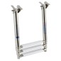 
Echelle télescop. sous plateforme AISI316 3 marche 
