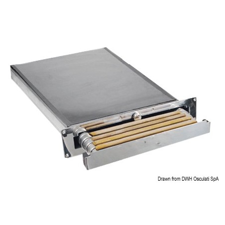 
Echelle escamotable teck Top Line 4 marches 
