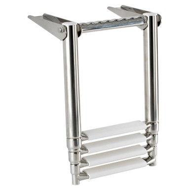 Echelle télescopique plate-forme 4 marches | EAN 8033137152054 Ref 49.553.04