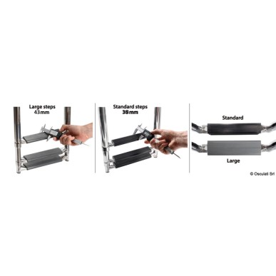 Echelle sous plateforme EasyUp 480x520 mm  Ref 49.578.04