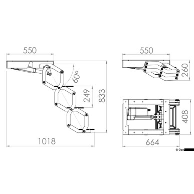 Échelle électrique déployable E-STEP Ref 49.571.03