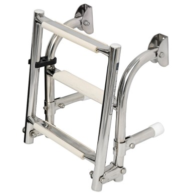Echelle repliable AISI316 étroite 3 marches | EAN 8033137152221 Ref 49.572.33