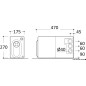 
Systéme déplac.eaux usées TECMA NK Sanisplit 24V 
