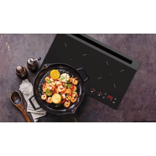 
Plaque cuisson gaz en verre 2 feux 15 W 
