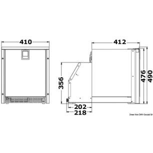 
Machine  glaçons ISOTHERM Low Profile White 
