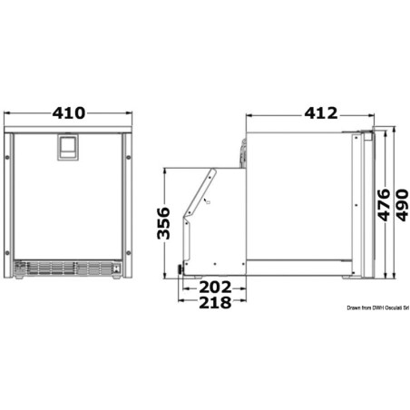 
Machine  glaçons ISOTHERM Low Profile White 
