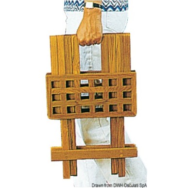 Tabouret teck 30x30x45 cm | EAN 8719497022540 Ref 71.308.00