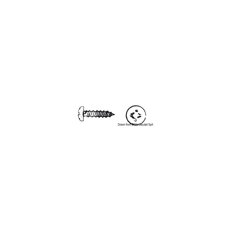 
Vis autotaraudeuse cruciforme 4,2x45 AISI 304 AUTO/TC4,2X45
