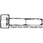 
Vis tête cylindrique six pans 8x50 AISI 304 BRUG8X50
