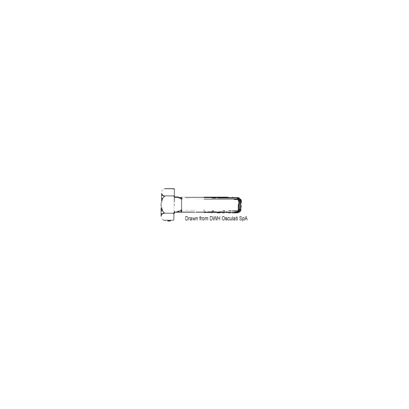 
Vis tête hexagonale filetée 10x60 AISI 304 BULL10X60
