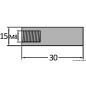 
Anode zinc exchang. de chaleur/collecteur M8 
