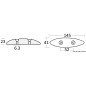 
Anode savonette 550 g 
