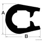 Liston PVC noir 37x45 mm
Liston PVC noir 37x45 mm