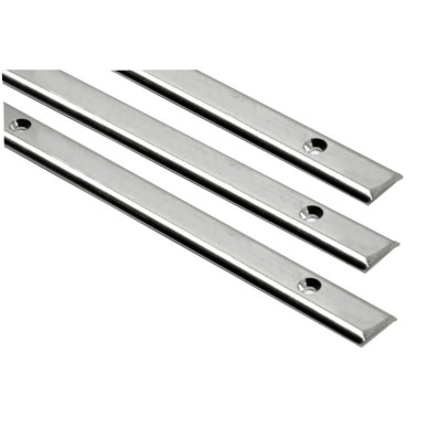 Profilé demi-rond inox AISI 316 poli miroir| EAN 8033137142406 Ref 44.479.15