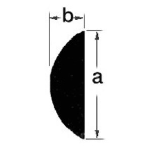 
Jonc demi-rond AISI316 15 mm Barre 3m 
