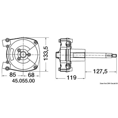 Systeme de direction T71| EAN 8031164388675 Ref 45.055.00
