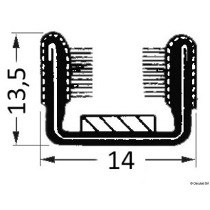 
Liston simple p. fenêtres coulissantes 4/6 mm 
