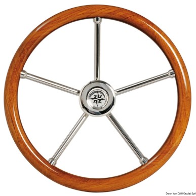 Volant + couronne teck Ref 45.168.01