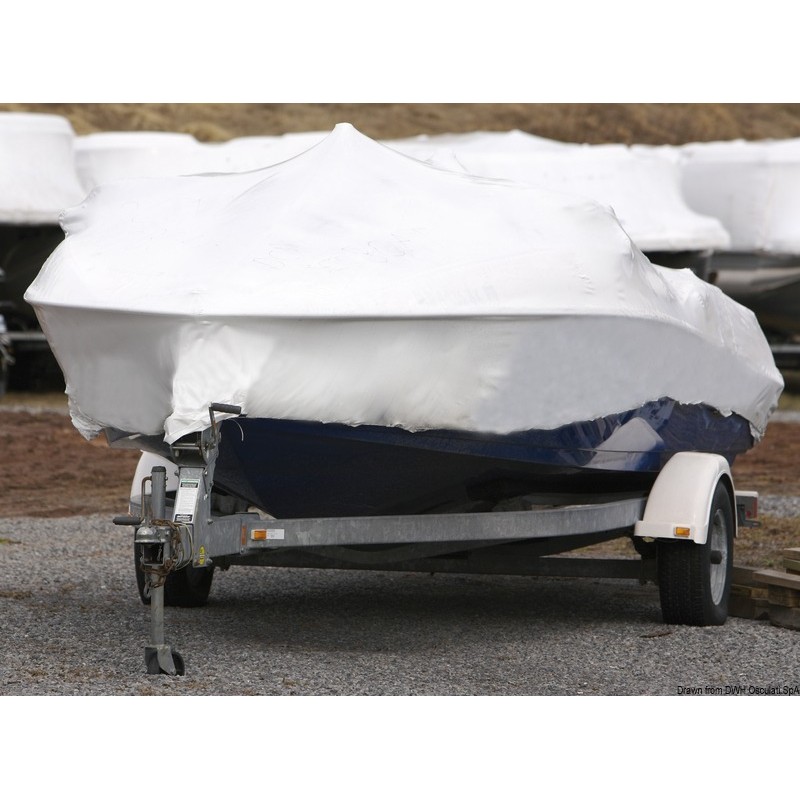 
Bâche thermorétractable blanche plis multiples 12x50 m 
