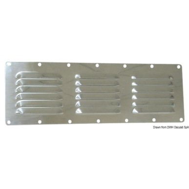 Grilles d’aération rectangulaires| EAN 8033137006944 Ref 53.021.09