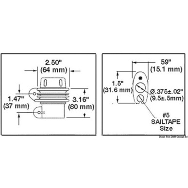 Enrouleur de foc HOOD Sea Flex + profilé| EAN 759739038784 Ref 57.050.00