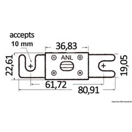 
Fusible haute capacité 130 A 
