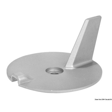 Queue de carpe zinc p. Yamaha 25/60 HP | EAN 8033137136993 Ref 43.253.02