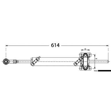 Cylindre hydraulique moteurs in-bord| EAN 8031164394324 Ref 45.284.02