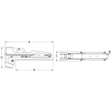 
Davier extensible Mr. Fantastic ancres 7,5 - 10 kg 
