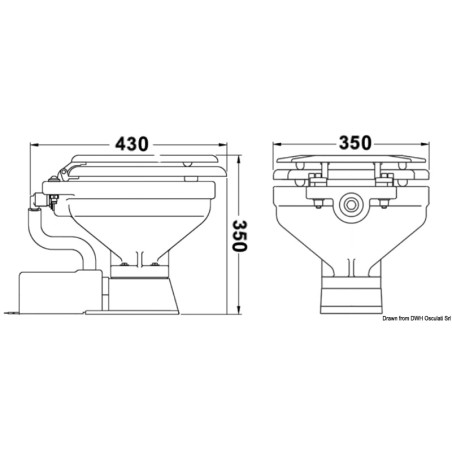 Service kit p. WC électrique JABSCO | EAN 8033137153389 Ref 50.225.00