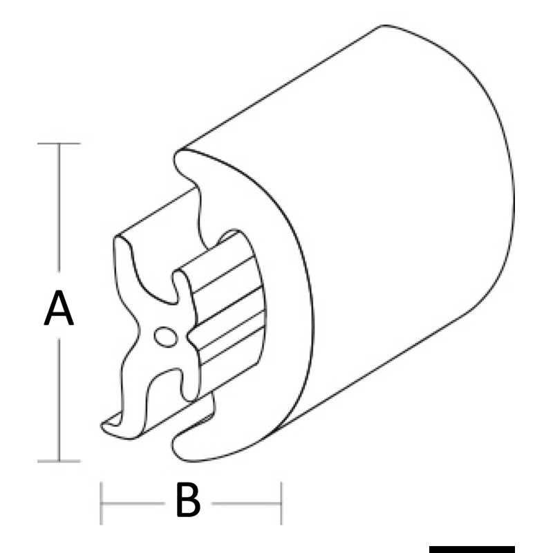 
Terminal inox RADIAL 30 
