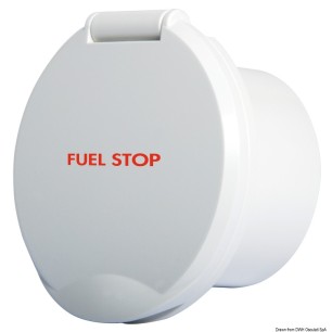 
Bloc ABS blanc Classic Evo avec mention FUEL STOP 
