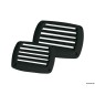 
Grille ABS 125 x 125 mm noire 
