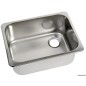 Evier rectangulaire inox 260x325x150 mm