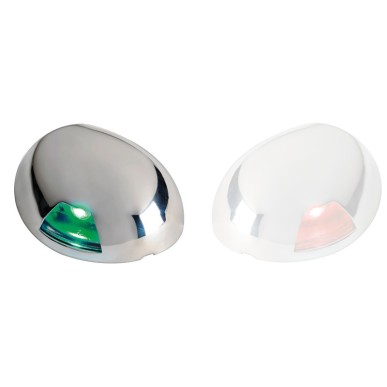 Feu de navigation à led Sea-Dog Tribord 112,5° en inox